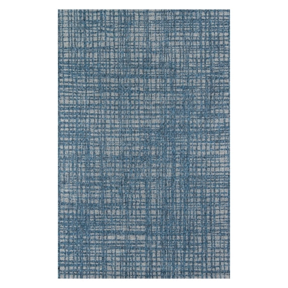 Momeni Como Polypropylene Machine Made Blue Indoor Outdoor Rug 7'10" X 10'10"