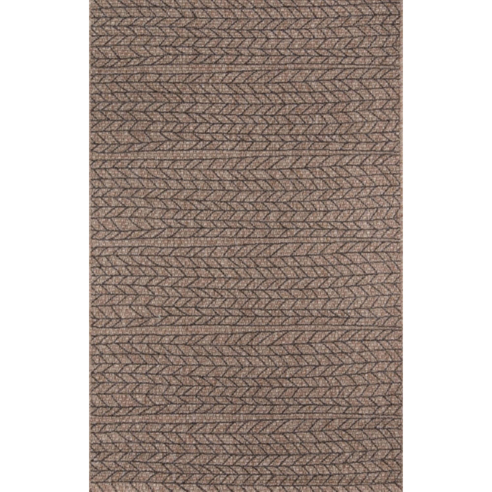 Momeni Como Polypropylene Machine Made Tan Indoor Outdoor Rug 9'10" X 13'2"