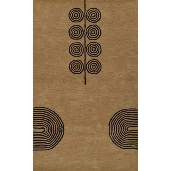 Momeni Simba 3'6" X 5'6" Rectangle Area Rugs In Beige Finish SIMBASIM-6BGE3656