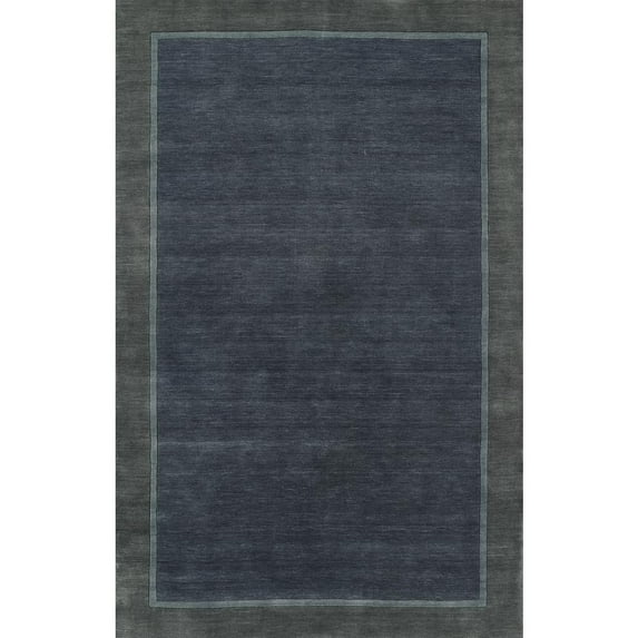 Momeni Beckton Hand Loomed Wool Blue Area Rug 8' X 10'