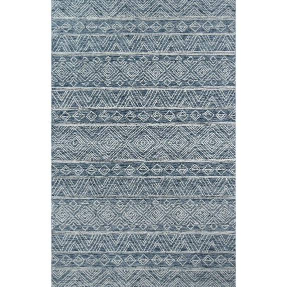Momeni Contemporary Rectangle Area Rug, Denim, 2' X 3'