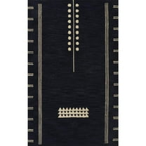 Momeni Contemporary Rectangle Area Rug, Navy, 2' X 3'