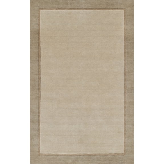 Momeni Beckton Hand Loomed Wool Taupe Area Rug 2' X 3'