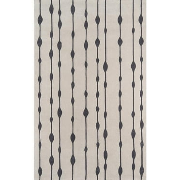Momeni Contemporary Runner Area Rug, Grey, 2'3" X 8' Runner
