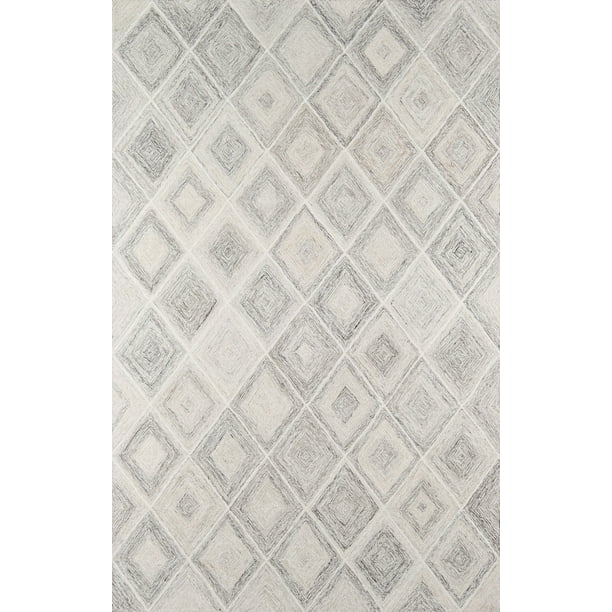 Momeni Cortland Geometric Modern Area Rugs, Beige, 2' X 3'