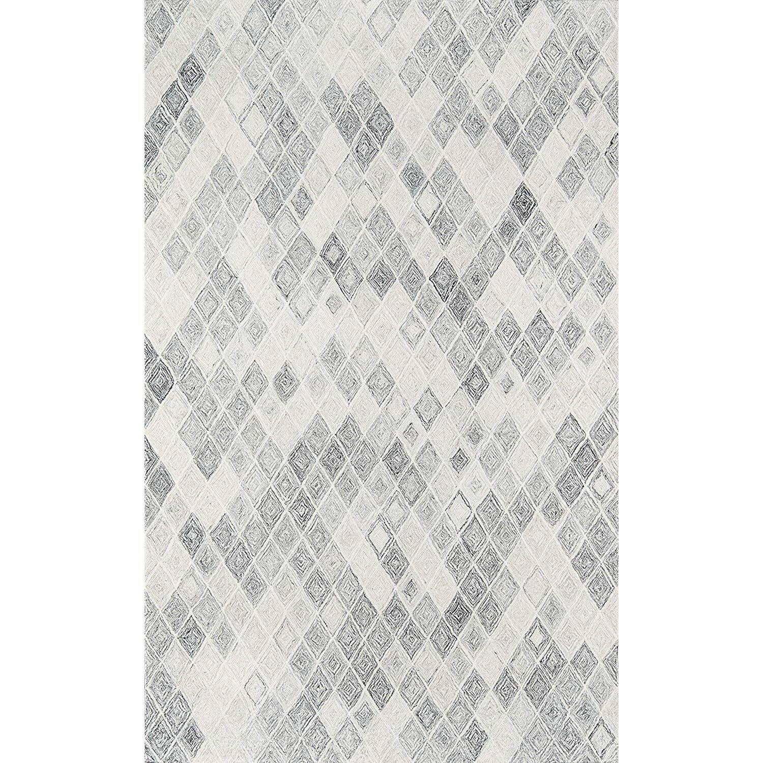 Momeni Cortland Hand Tufted Wool Grey Area Rug 2' X 3'