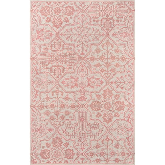 Momeni Cosette Wool Hand Tufted Pink Area Rug 2' X 3'
