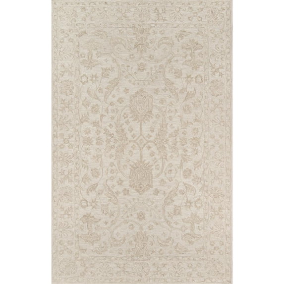 Momeni Cosette Wool Hand Tufted Beige Area Rug 5' X 8'