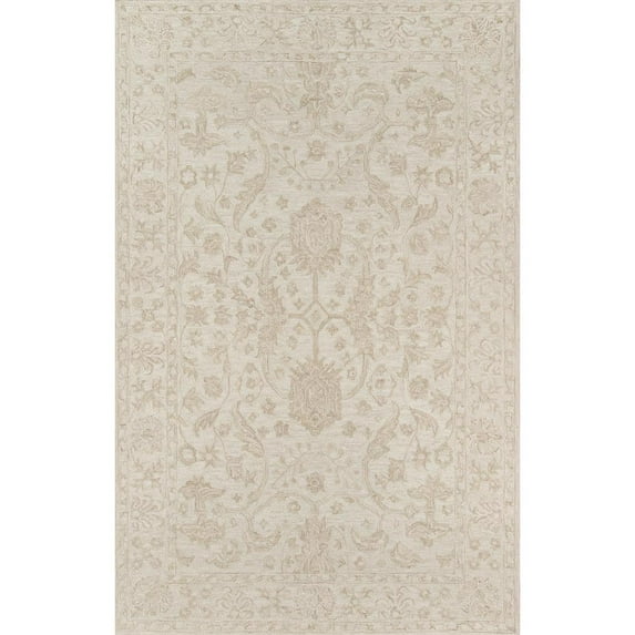 Momeni Cosette Wool Hand Tufted Beige Area Rug 7'6" X 9'6"