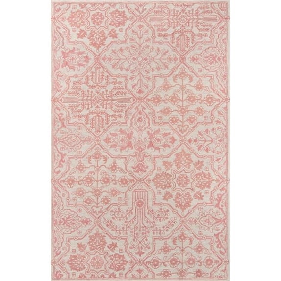 Momeni Cosette Oriental Floral and Geometric Traditional Area Rugs, Pink