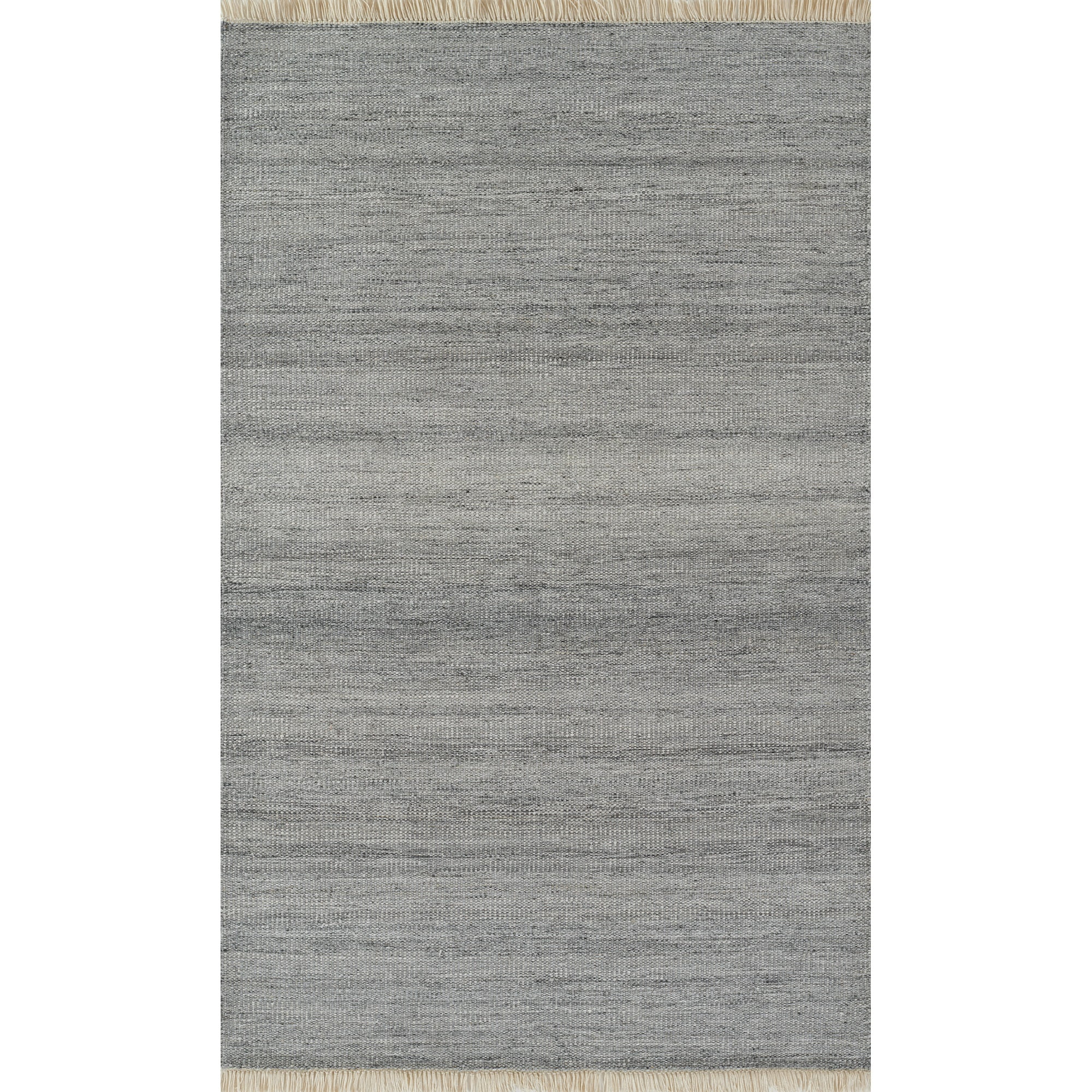 Handwoven Silver Rectangular 8' x 10' Indoor/Outdoor Rug