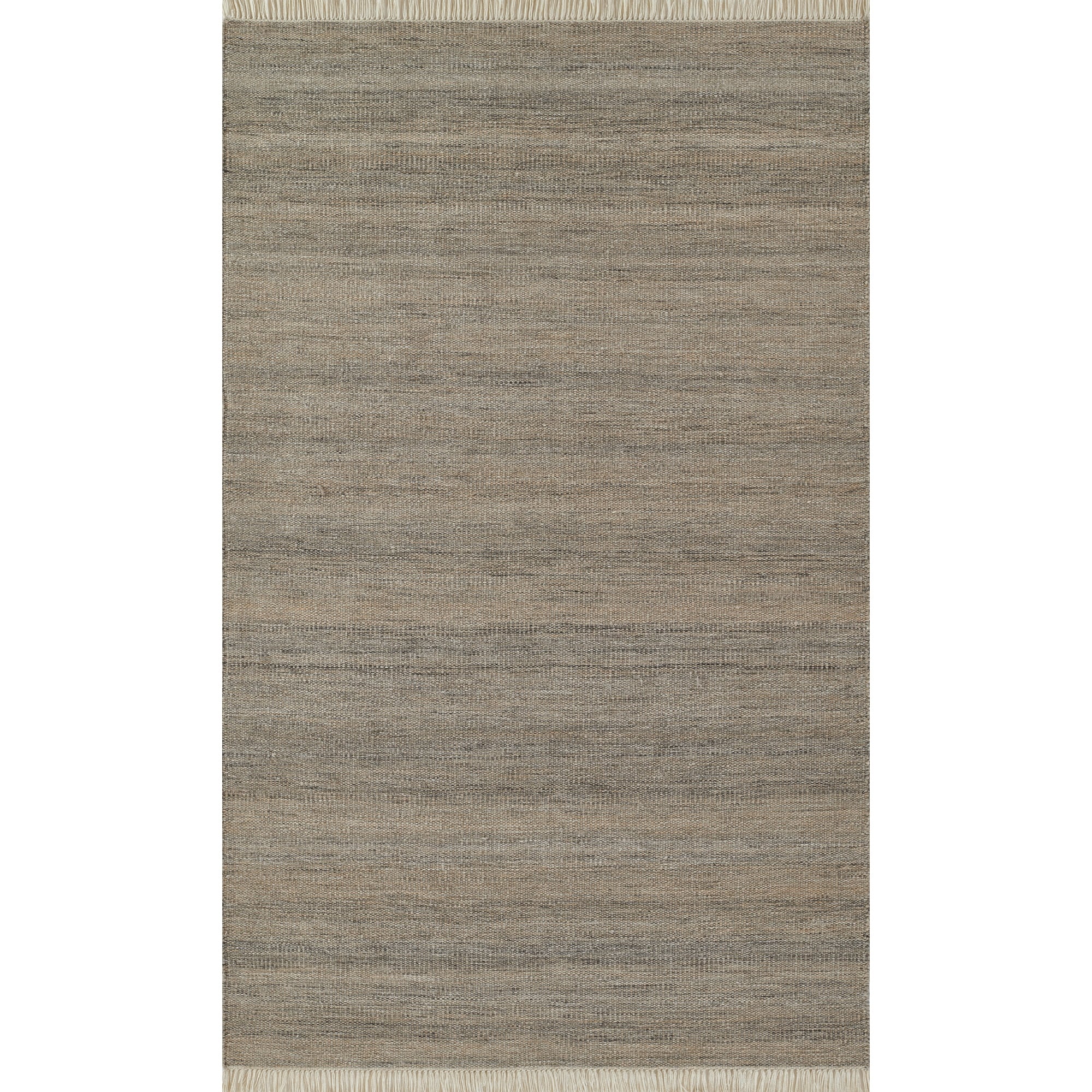 Coastal Charm Handwoven Gray Reversible 2x3 Outdoor Rug