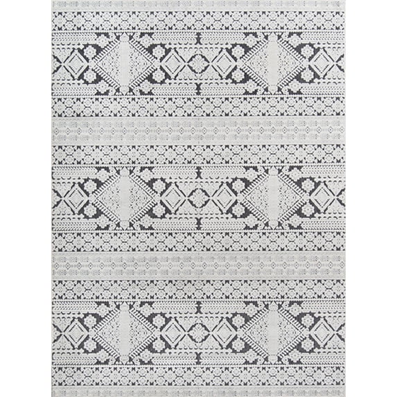 Momeni Covington Polyester Charcoal Area Rug 9'3" X 12'6"