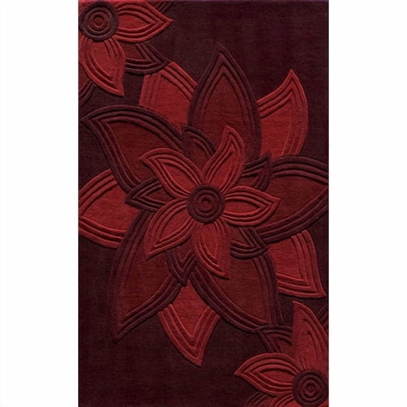 Momeni Rugs Delhi Collection Area Rug, 2'3" x 8' - Runner, Red