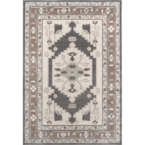 Momeni Dakota Polypropylene Machine Made Beige Indoor Outdoor Rug 3'3" X 5'