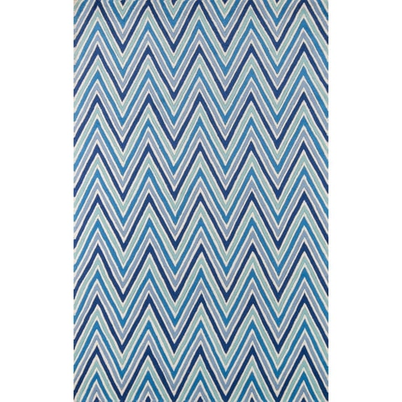 Momeni Rugs Delhi Collection 100% Wool Hand Carved & Hand Tufted Contemporary Area Rug, 2'3" x 8'0" Runner, Blue