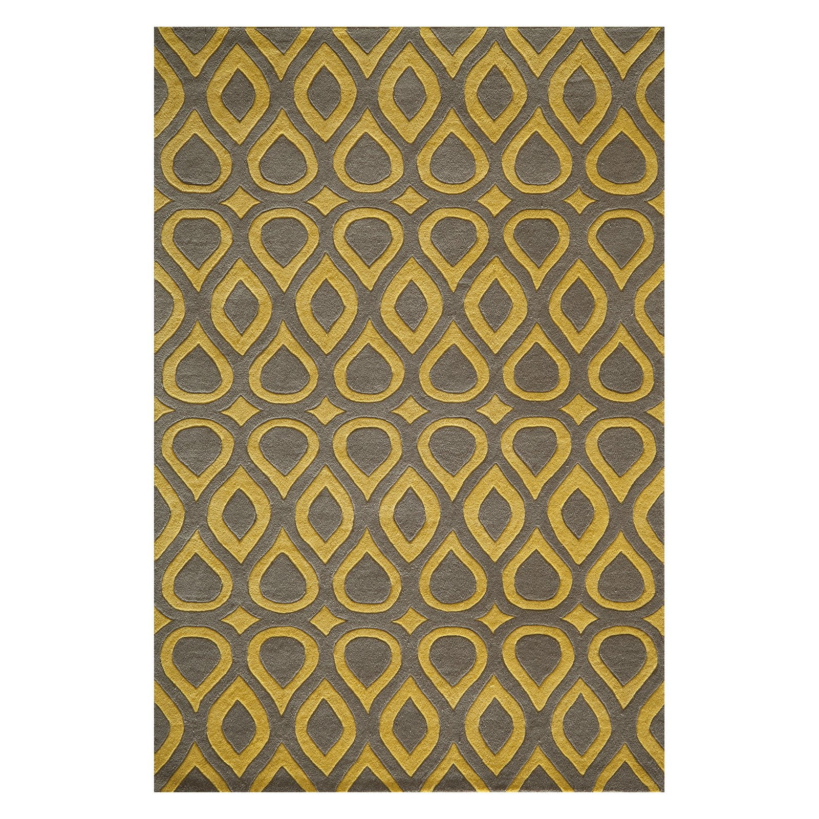 Momeni Delhi Geometric & Abstract Modern Area Rugs, Gray