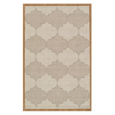 Momeni Delhi Wool Hand Tufted Beige Area Rug 5' X 8'