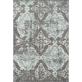 thumbnail image 1 of Momeni Distressed Transitional Area Rugs, Gray/Off-White/Blue,85.2" x 121.2", 1 of 6