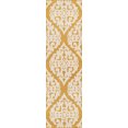 thumbnail image 1 of Momeni Dunes 2'3" X 8' Transitional Hand Tufted Wool Runner Rug in Gold, 1 of 4