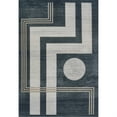 thumbnail image 1 of Momeni Edition Geometric Polyester Blue Area Rug 5'1" X 7'7", 1 of 3