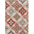thumbnail image 1 of Momeni Ellsworth Geometric Contemporary Area Rugs, Red/White,1'8" X 3'7", 1 of 6