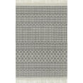 thumbnail image 1 of Momeni Ember Hand Woven New Zealand Wool Polyester Geometric Black Area Rug 5' X 8', 1 of 8