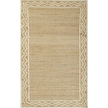 Erin Gates Contemporary Runner Area Rug, Natural, 2'3" X 8' Runner