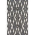 thumbnail image 1 of Erin Gates by Momeni River Beacon Black Hand Woven Indoor Outdoor Area Rug, 8'6" X 11'6" Size Mat for Living Room, Bedroom, Dining Room, Nursery, Hallways, and Home Office, 1 of 2