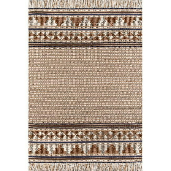 Momeni Esme Wool and Jute Hand Woven Ivory Area Rug 8' X 10'