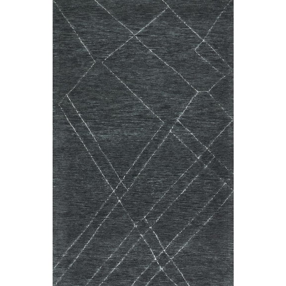 Momeni Contemporary Rectangle Area Rug, Blue, 9' X 12'