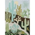 thumbnail image 1 of Momeni Floral Contemporary Area Rugs, Green, 1 of 6
