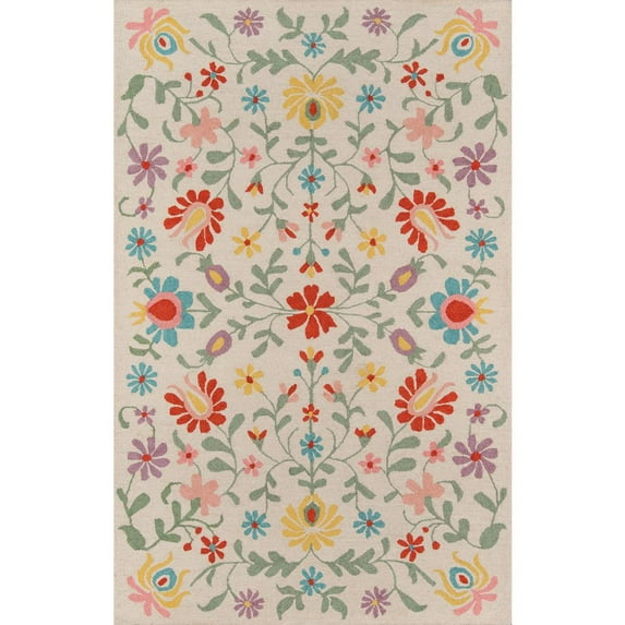 Momeni Newport Wool Hand Tufted Ivory Runner 2'3" X 8'