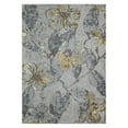 thumbnail image 1 of Momeni Floral Seasonal & Holiday Farmhouse Area Rugs, Gray/Gold,36"x24", 1 of 4