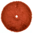 thumbnail image 1 of Momeni Furry Tree Skirt Machine Made Area Rug in Red Round 5' X 5', 1 of 3