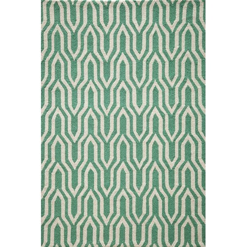 Momeni Geo GEO12 Rug in Green - (2 Foot x 3 Foot)
