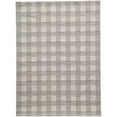 thumbnail image 1 of Momeni Geo India Hand Made Wool Geometric Grey Area Rug 7'6" X 9'6", 1 of 2