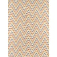 thumbnail image 1 of Momeni Geo Orange Chevron Hooked Area Rug, 1 of 4