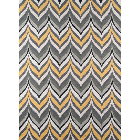 Momeni Geo GEO-9 Yellow 3'6" x 5'6" Rug