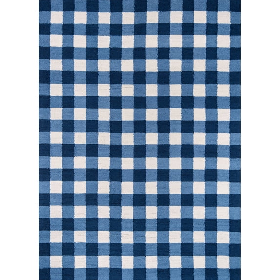 Momeni Geometric Modern Area Rugs, Blue
