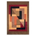 thumbnail image 1 of Momeni Geometric Modern Area Rugs, Brown/Red/Black, 5'3" X 8', 1 of 2