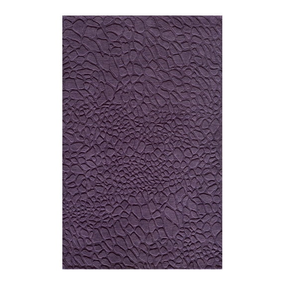 Momeni Gramercy Wool Hand Loomed Purple Area Rug 8' X 11'