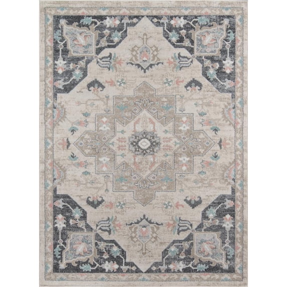 Momeni Haley Polypropylene Multi Area Rug 3'11" X 5'7"