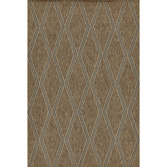 Momeni Transitional Rectangle Area Rug, Natural, 5'3" X 7'