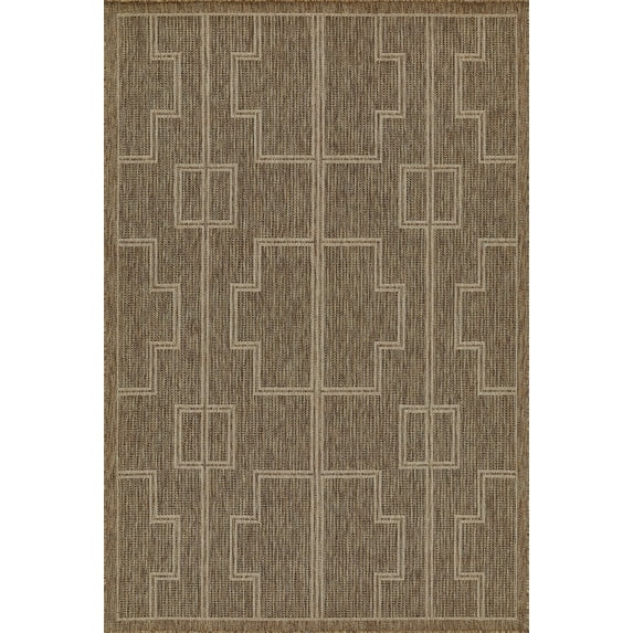 Momeni Transitional Rectangle Area Rug, Natural, 6'6" X 9'