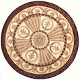 thumbnail image 1 of Burgundy Hand-Tufted Wool Rug (7 ft. 9 in. Round), 1 of 2