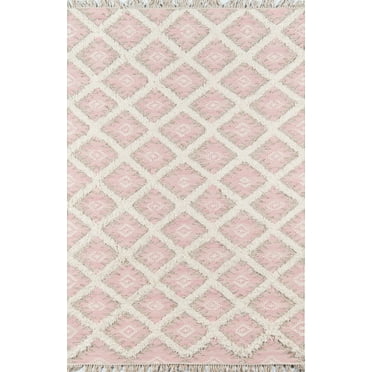 Momeni Harper Hand Made Wool Pink Area Rug 2' X 3'