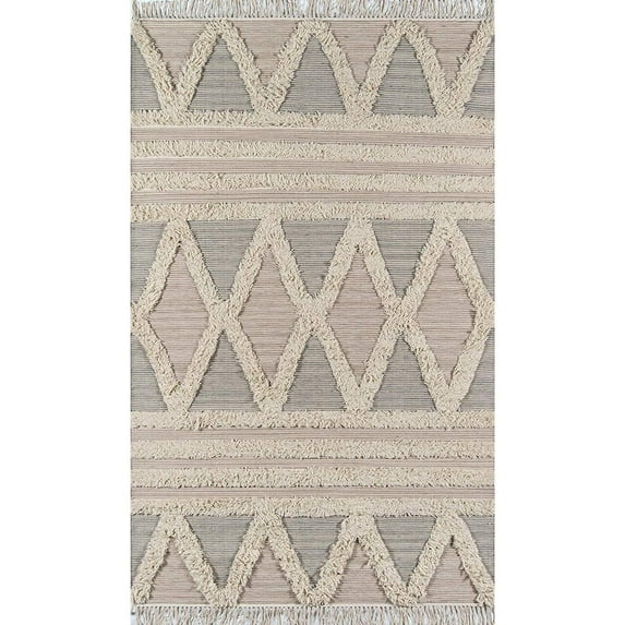 Momeni Harper Collection Area Rug, 7'6" x 9'6", Beige