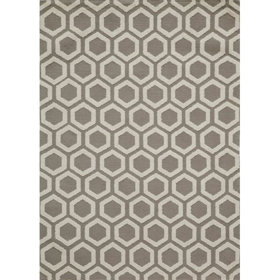 Momeni Heavenly Hex Area Rug, Gray,Beige,Multi-color