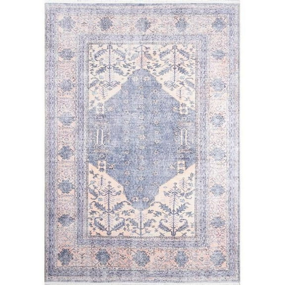 Momeni Helena Medallion Traditional Area Rugs, Blue